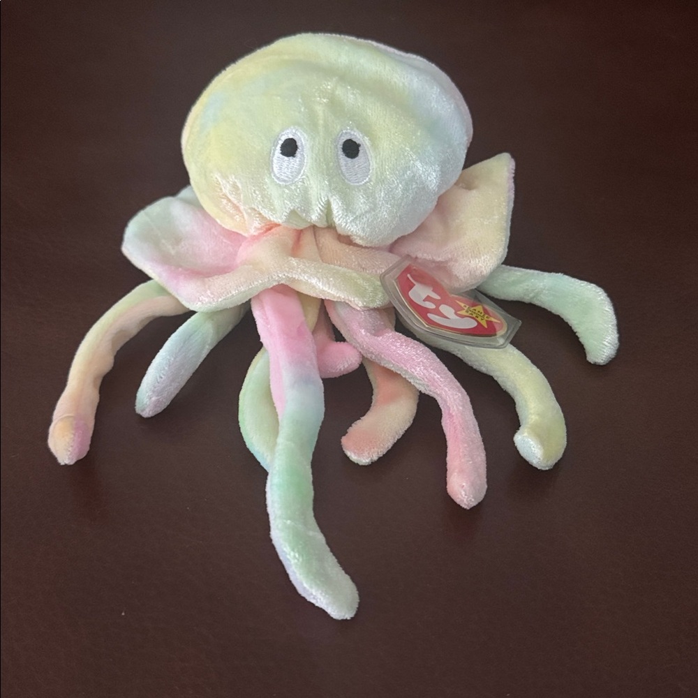 Ty Original Beanie Baby “Goochy” the Jellyfish 🪼 Retired Vintage Stuffed Plush